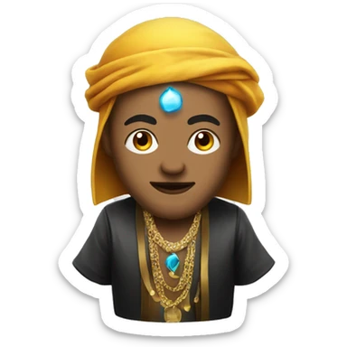 fortune teller dj  sticker