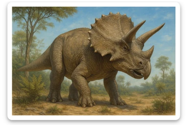 Triceratops sticker