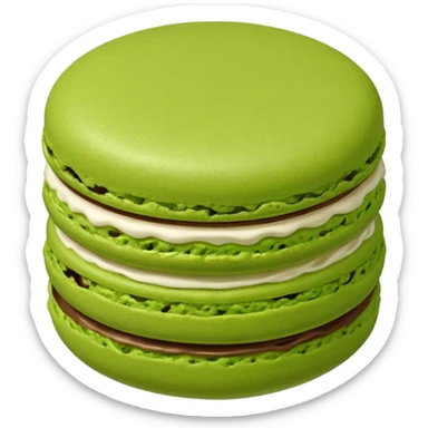a Green Macaroon sticker