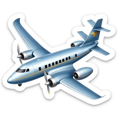 1900 early flyer airliner flying for the first time observation deck for passengers long quadruple winged  sticker