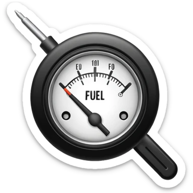Fuel gage full sticker