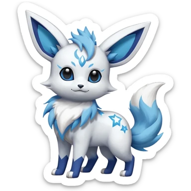 Nebuleon-Eeveelution-Fakémon-Pokémon (full body) sticker