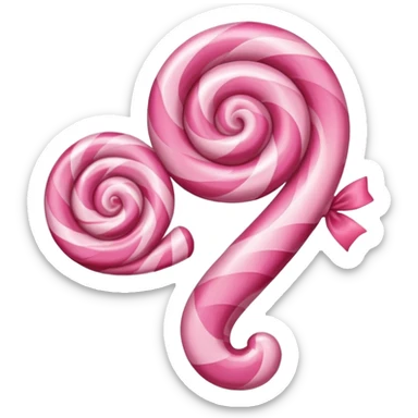 candy plimbob in pink and brown colors sticker