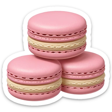 Light pink macarons sticker
