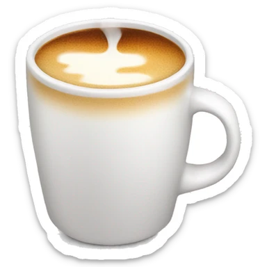 white coffee  sticker
