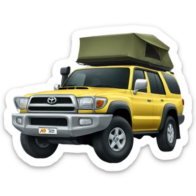 Toyota 4x4 sticker