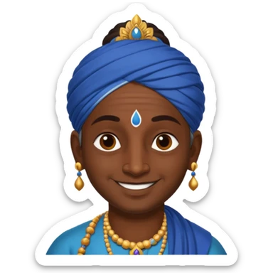  Mature Lord Krishna sticker