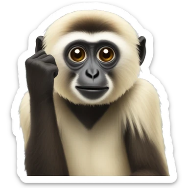 gibbon sticker