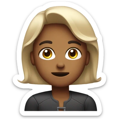 Person saying no thanks to you sticker