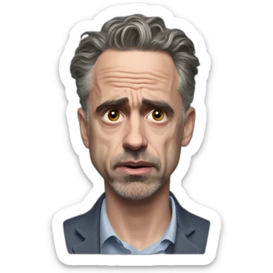 Jordan Peterson crying sticker