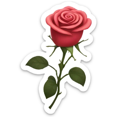 Infinity rose sticker