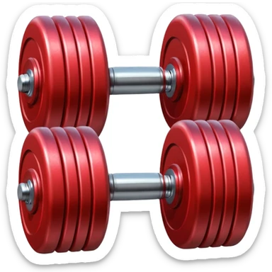 dumbbells sticker