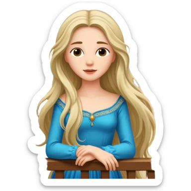 Juliet on the balcony sticker