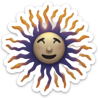 Sun  sticker