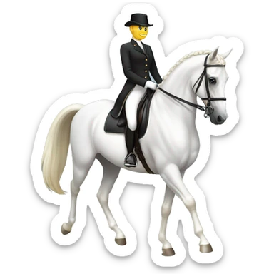 Dressage sticker
