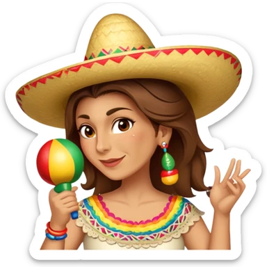 Meraca Musician sticker