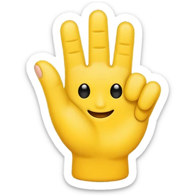 fingering emoji sticker