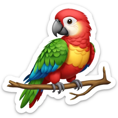 Parrot sticker