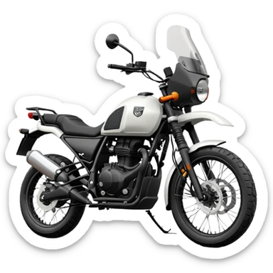 Royal Enfield Himalayan 450 kamet white sticker