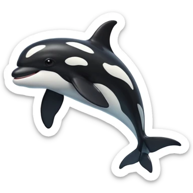 killer whale sticker