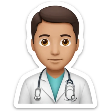 hispanic medical doctor sticker