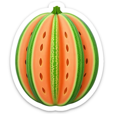 musk melon sticker
