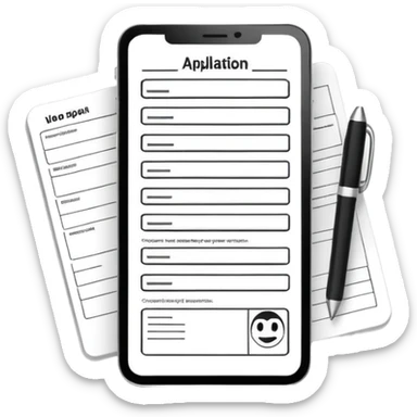 job application sticker