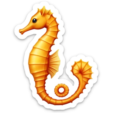 Морской конек sticker