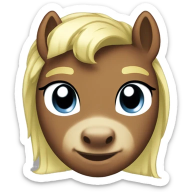 My little brony  sticker