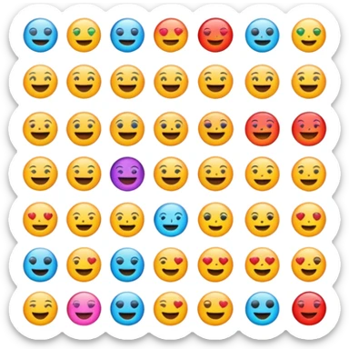Meus emojis de iPhone sticker