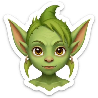 cute-female-goblin sticker