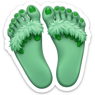 feet full of molds sticker