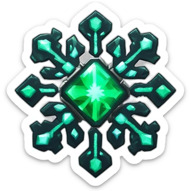 Pixel Battle Badge Winter Cold Snowflake Diamond Obsidian Emerald Flame Shiny Glow Reward Legendary Unique Epic Mystery sticker
