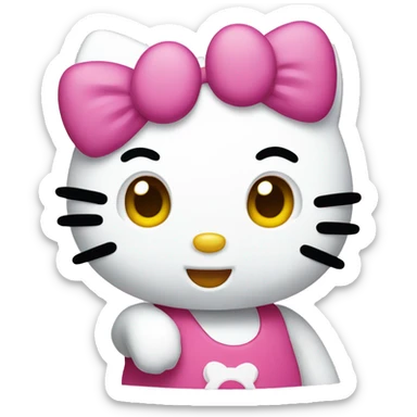 Hello kitty sticker