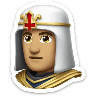 Caballero templario sticker