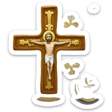 orthodox cross sticker