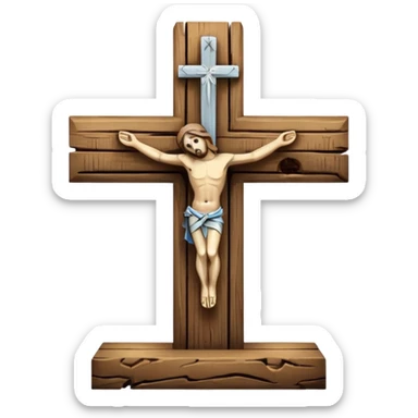 Holy cross sticker