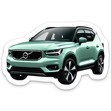 Sagegreen Volvo XC40 sticker