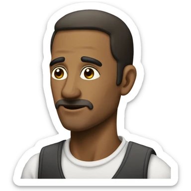 Dacshud manchas cafés claro y blanco sticker