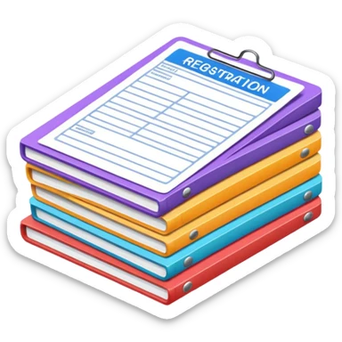 interest for registration sticker