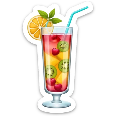 beach coctail drink sticker
