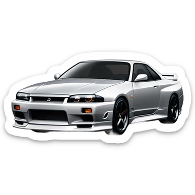 skyline r33 sticker