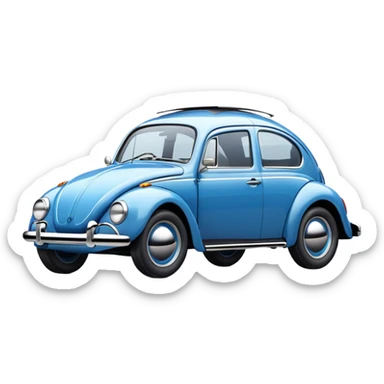 Beetle car sticker