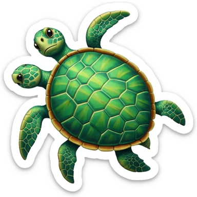 Majestic sea turtle ￼ sticker