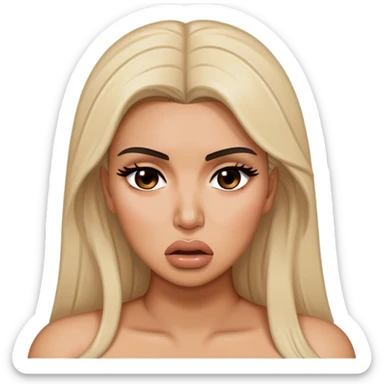 kim kardashian crying sticker