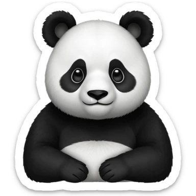 panda féminin dans le palais impérial sticker