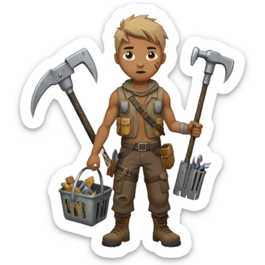 débrouille ferrailleur post apo survie loot sticker