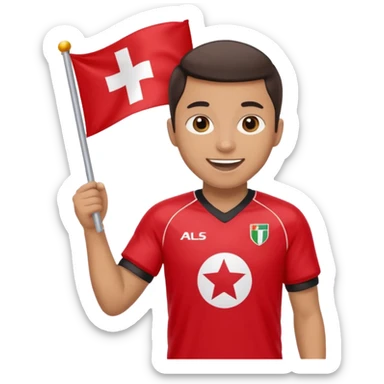 Create a emoji for a widad athletic club fan sticker