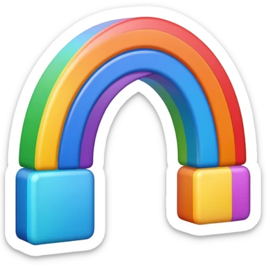 Rainbow sticker