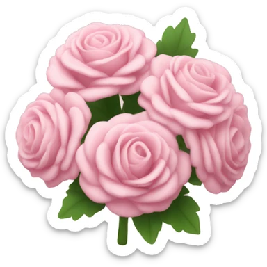 Light pink bouquet  sticker